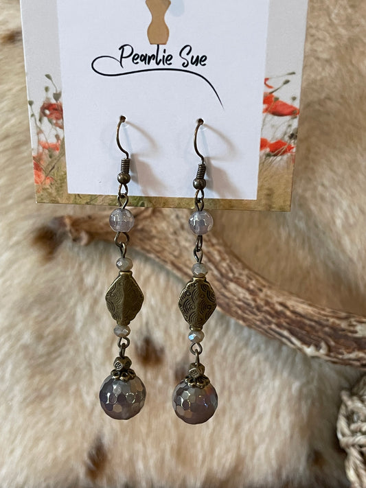 Unique Orb Charm and Dangle Earrings